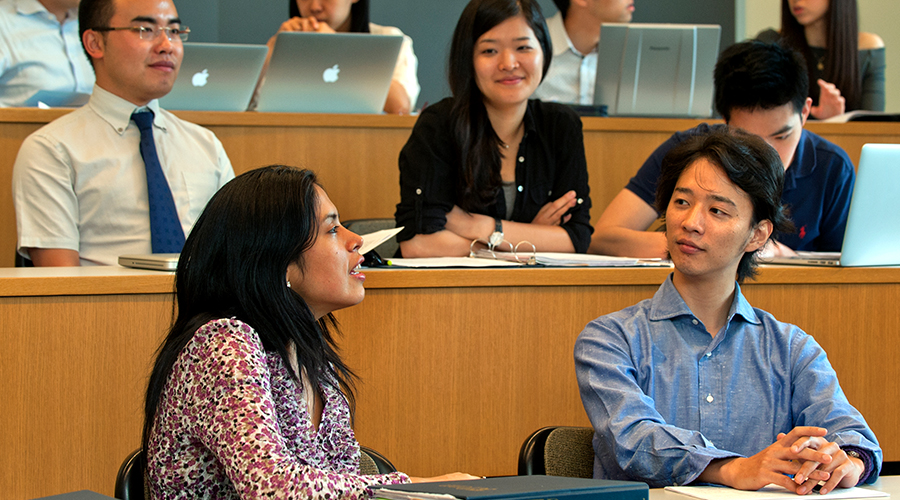 Photo of ELP students in class