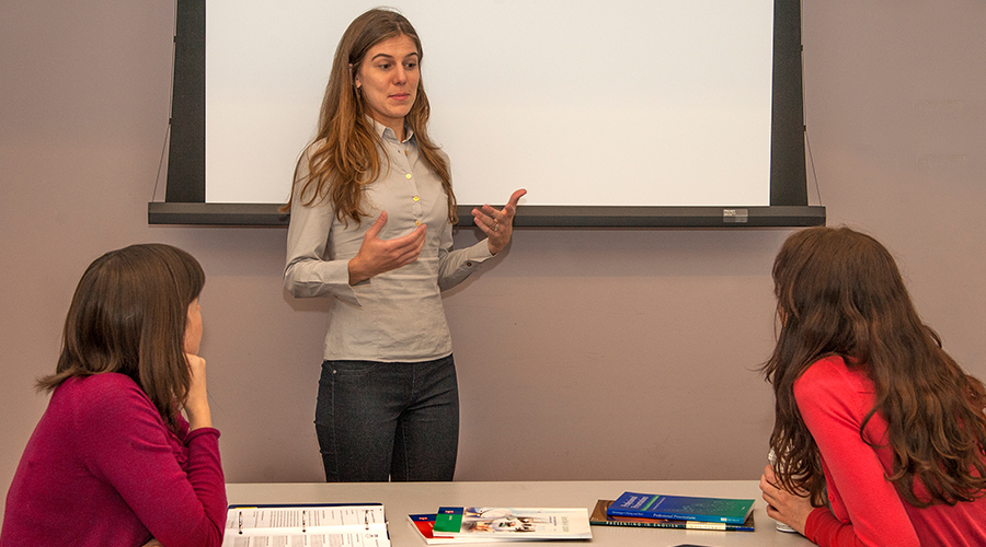 Photo of ELP students in class