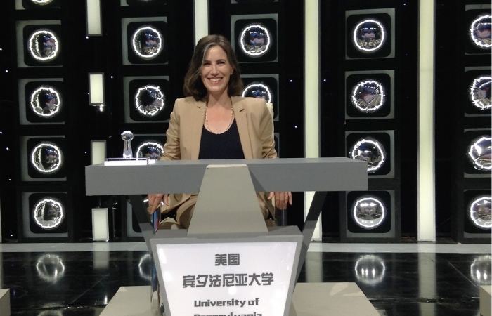 Ms. Nichols represents Penn on CCTV's Star of Outlook