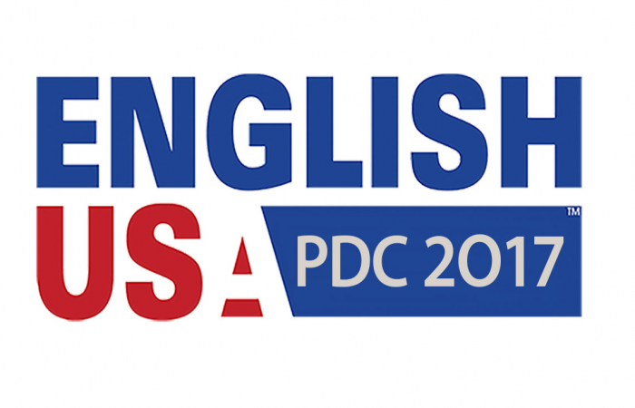 John Cotton and Betsy Dougherty present at the EnglishUSA Conference