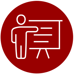 Icon showing Language proficiency development for managers and leaders