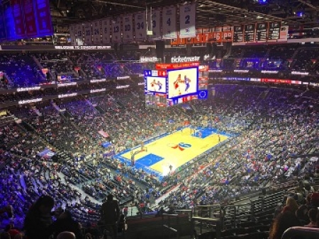 The students were very excited to be going to a Philadelphia Sixers' Basketball Game.